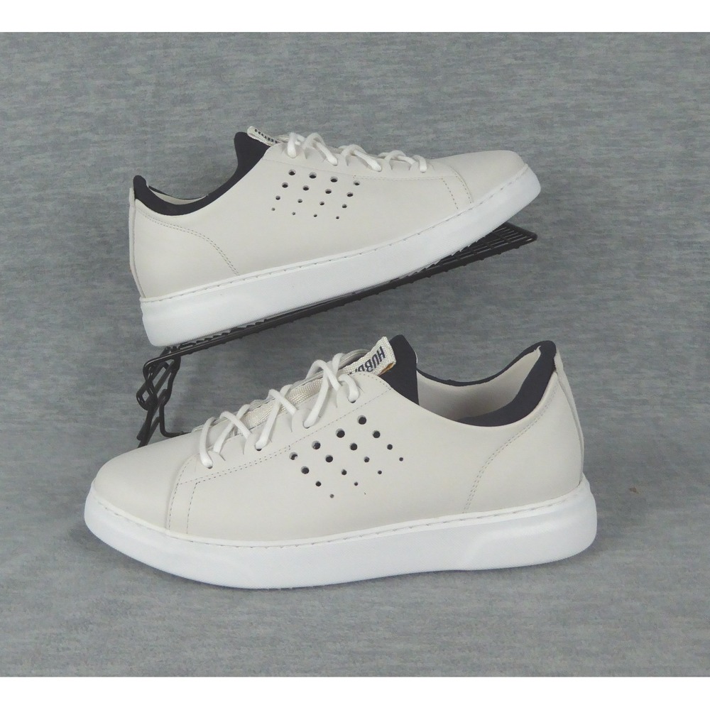 Samuel Hubbard Flight Sport Sneakers Mens 9 M White Leather Blue Lining Comfort